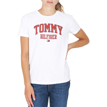 Tommy Hilfiger Girls Tee Varsity 5733 White